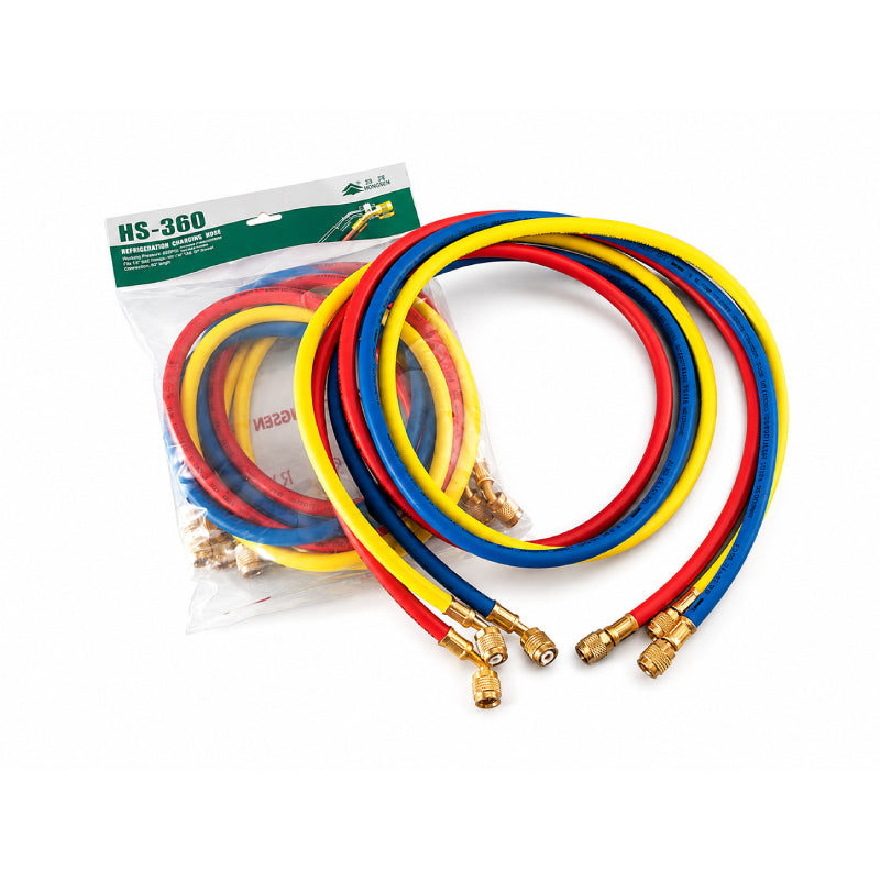 Σωλήνας Πλήρωσης Φρέον 152,4 cm 600 psi 1/4 Βιδωτός για R22-R134a-R404A-R407C HS-360