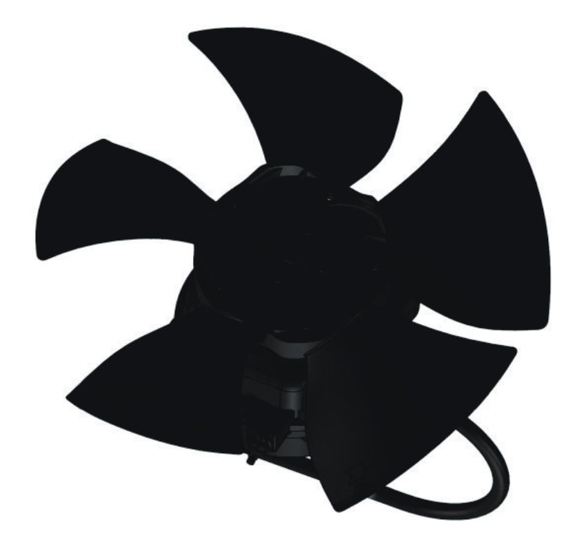 Ανεμιστήρας 240V 30W 300-1800RPM 41dB 1,2mm/s με Φτερωτή Φ200mm Χωρίς Ψύκτρες MDAC6115F200