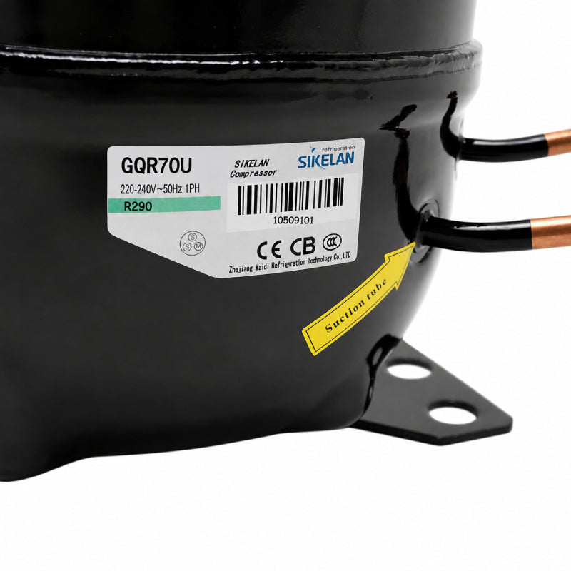 Συμπιεστής R290 L/MBP 1/3 HP 7 cm3 320 W -23,3 C MX GQR70U